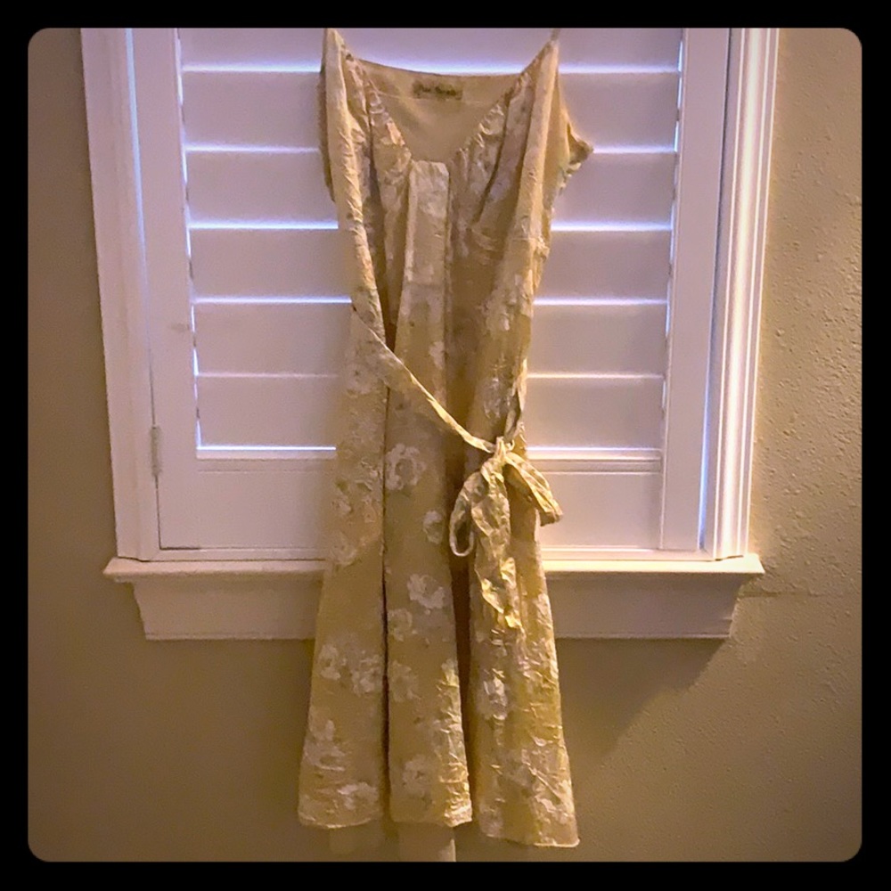 Free People light yellow sun dress